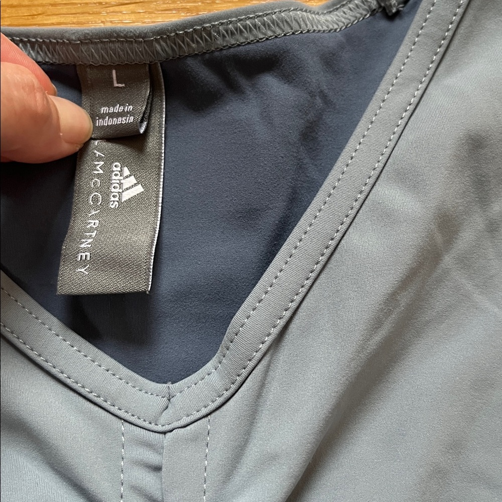 ADIDAS BY STELLA MCCARTNEY Ruched Training Running Tank Top L - Picture 2 of 2